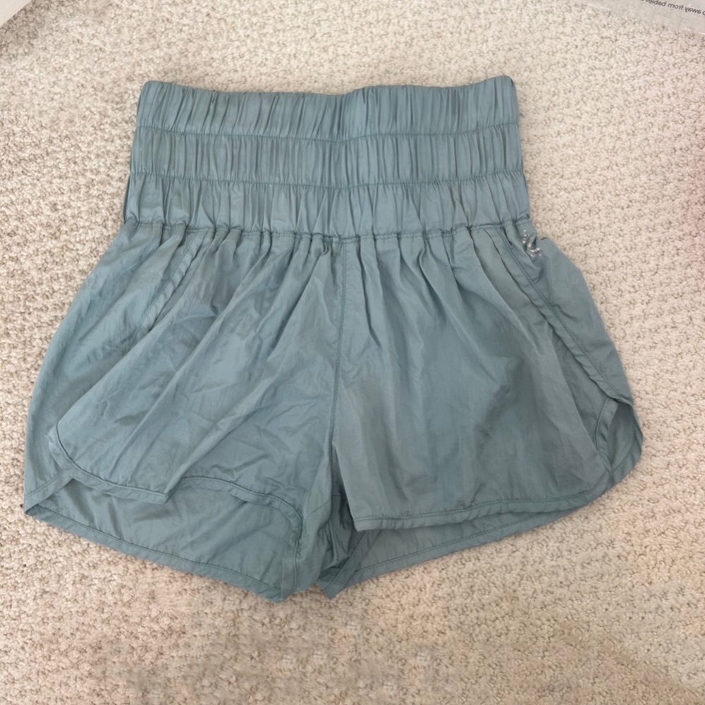 Free people movement way home shorts teal